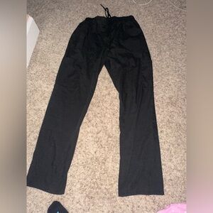 Black scrubs medical size large nurse 👩🏻‍⚕️ 🧑🏻‍⚕️
